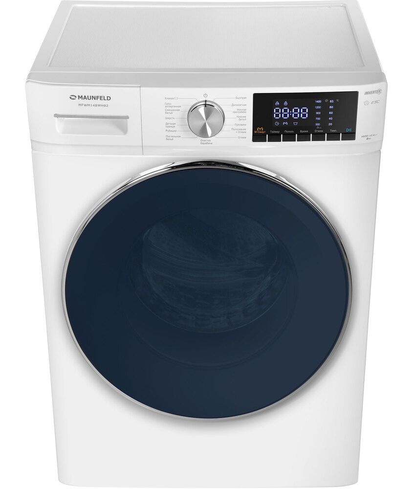 Стиральная машина с инвертором Maunfeld MFWM148WH02