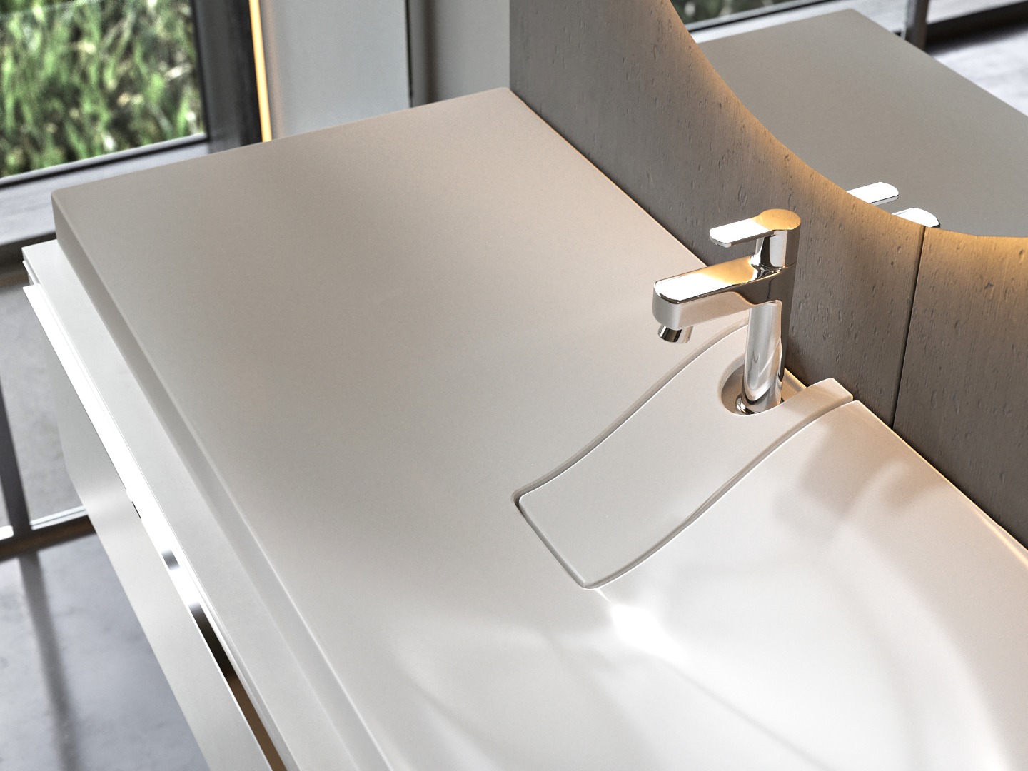 Раковина Andrea Dazzle 1000, 100x44.5