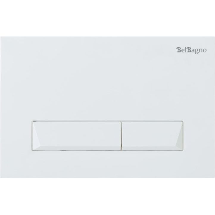 Кнопка смыва BelBagno Marmi, цвет белый, BB009-MR-BIANCO