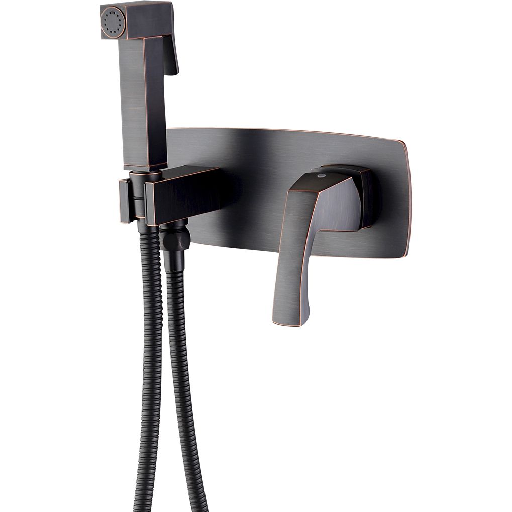 Смеситель с гигиеническим душем встраиваемый Lemark Nubira, LM6219ORB