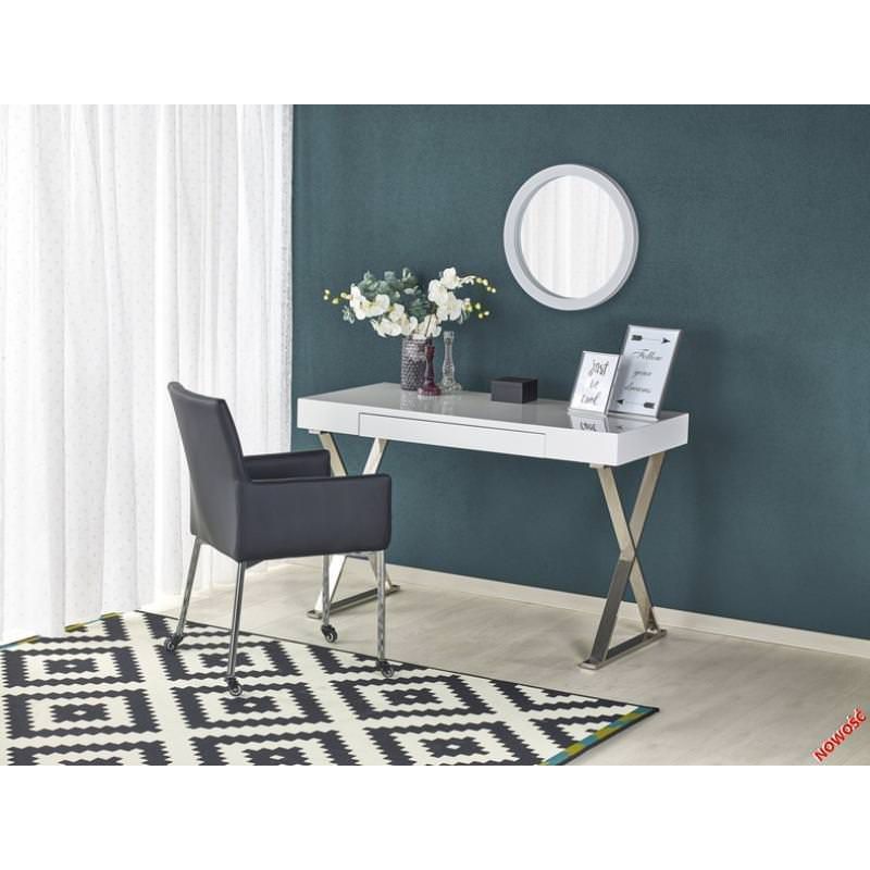 Стол компьютерный Halmar B-31 белый/хром, V-CH-B/31