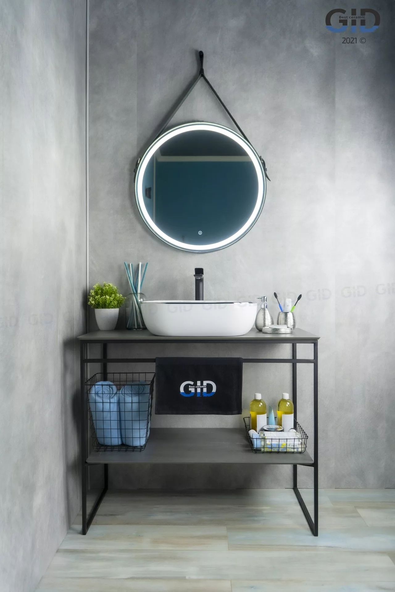 Умывальник Gid D1302H011 50x40, 53305