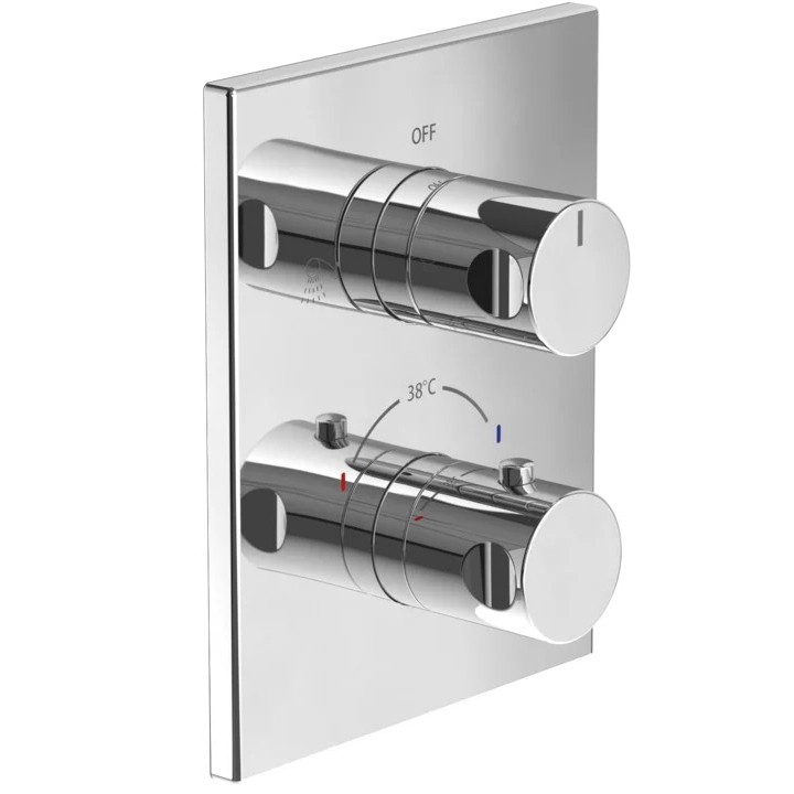 Термостат скрытого монтажа для душа Villeroy & Boch, 2 потребителя, TVD00065300061