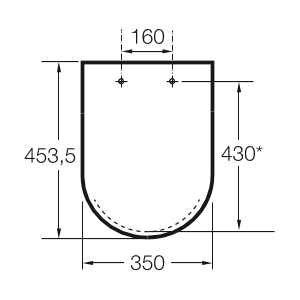 Тонкое сиденье для унитаза Roca The Gap Soft-Close, 7801472001