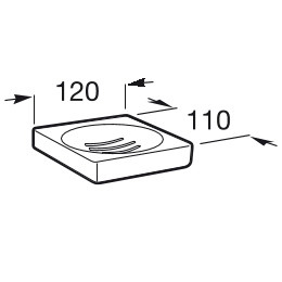Настенная мыльница Roca Tempo, A817023001