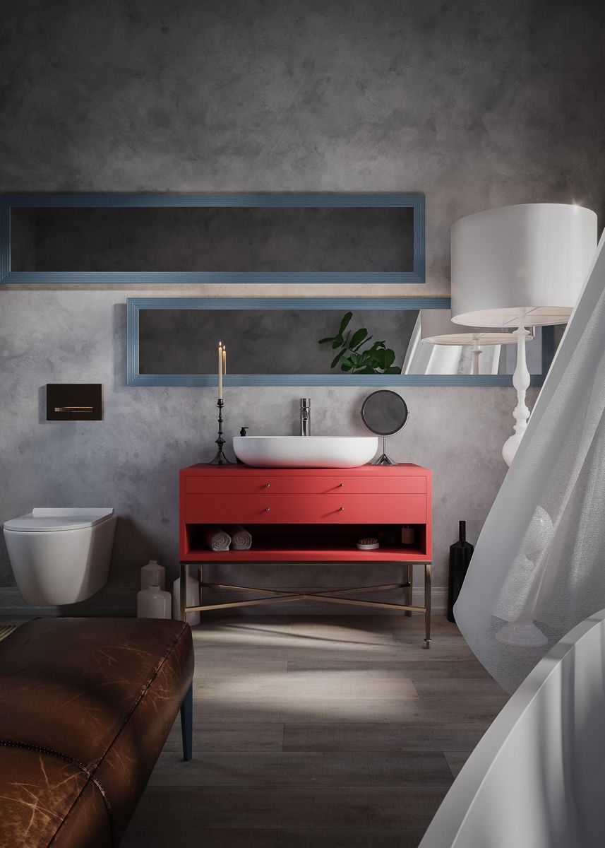 Накладной умывальник Uptrend Venus 59x41, TR4916