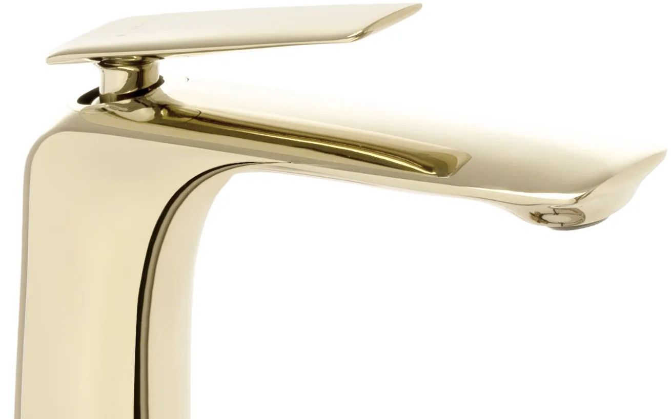 Смеситель для умывальника высокий Rea Jager Gold, REA-B5123