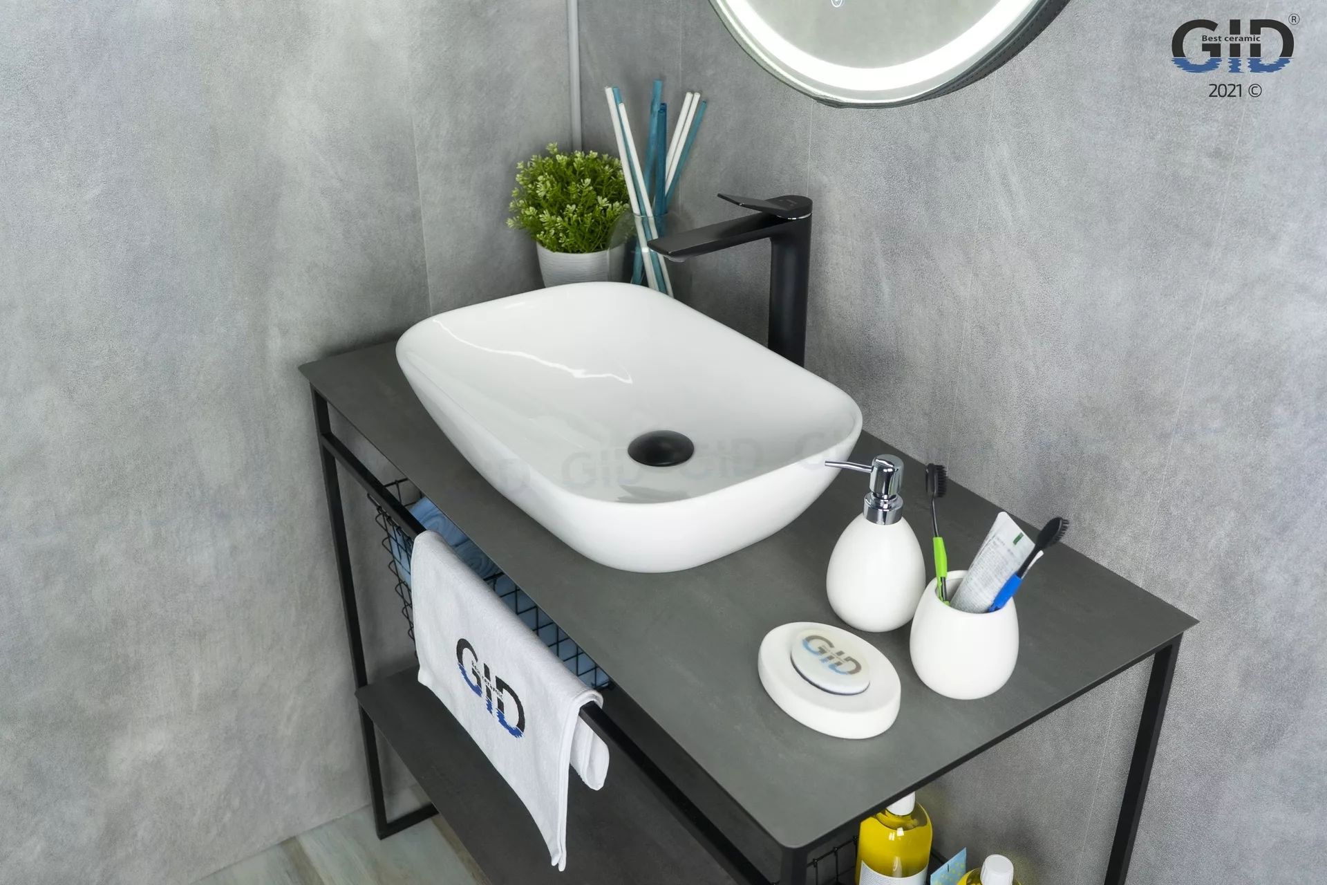 Умывальник Gid N9447 51x34, 51157