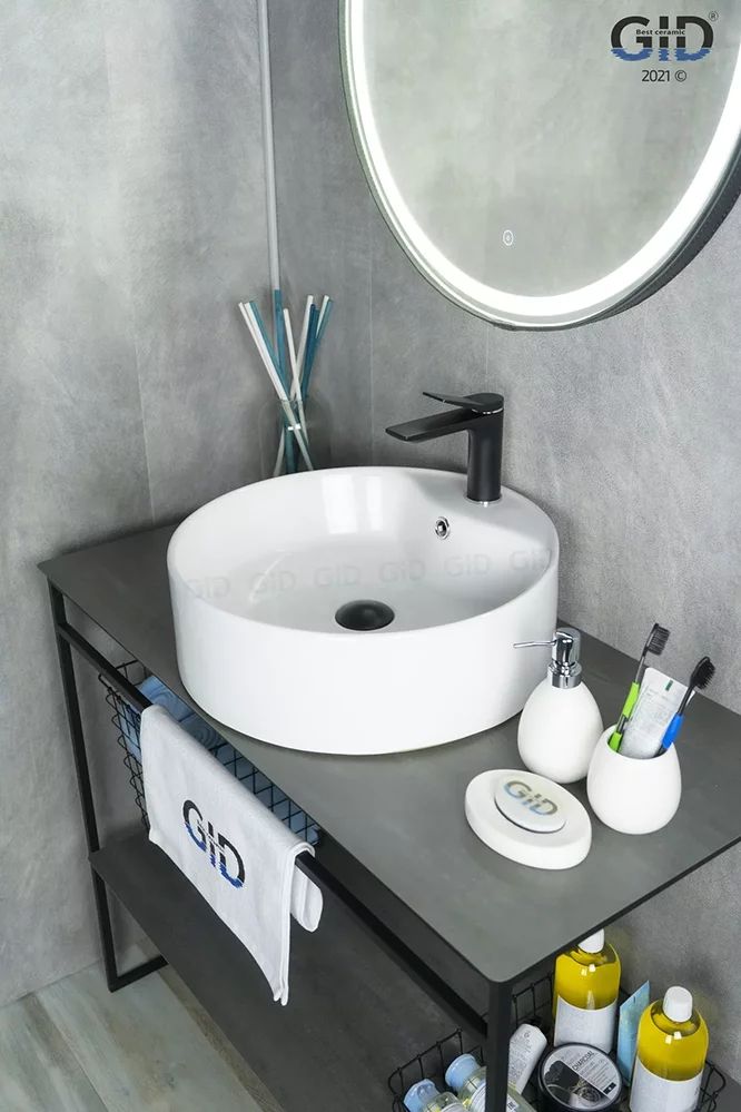 Умывальник Gid N9008B 46x46, 51104