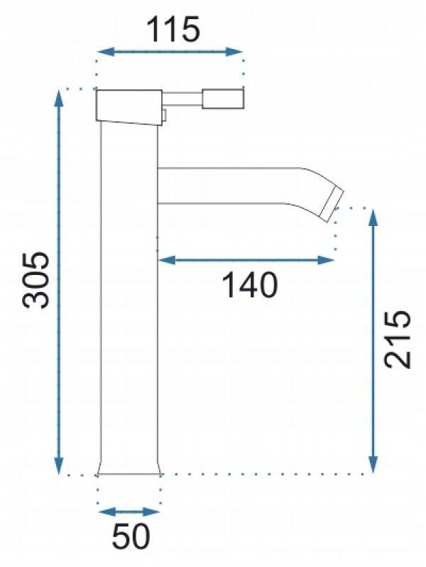 Смеситель для умывальника Rea Graf, REA-B0027