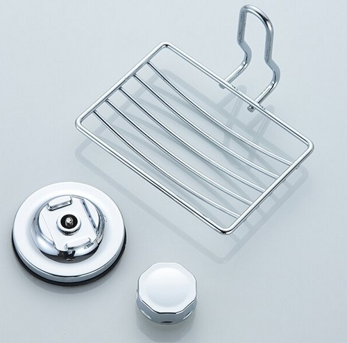 Мыльница металлическая на присосках Ledeme L3702-1