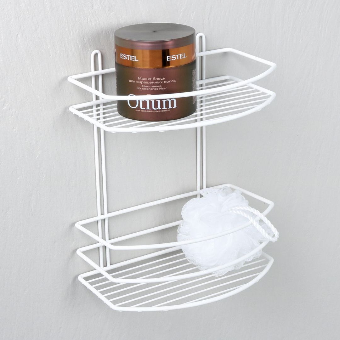 Полка овальная двухэтажная Fixsen, FX-720W-2