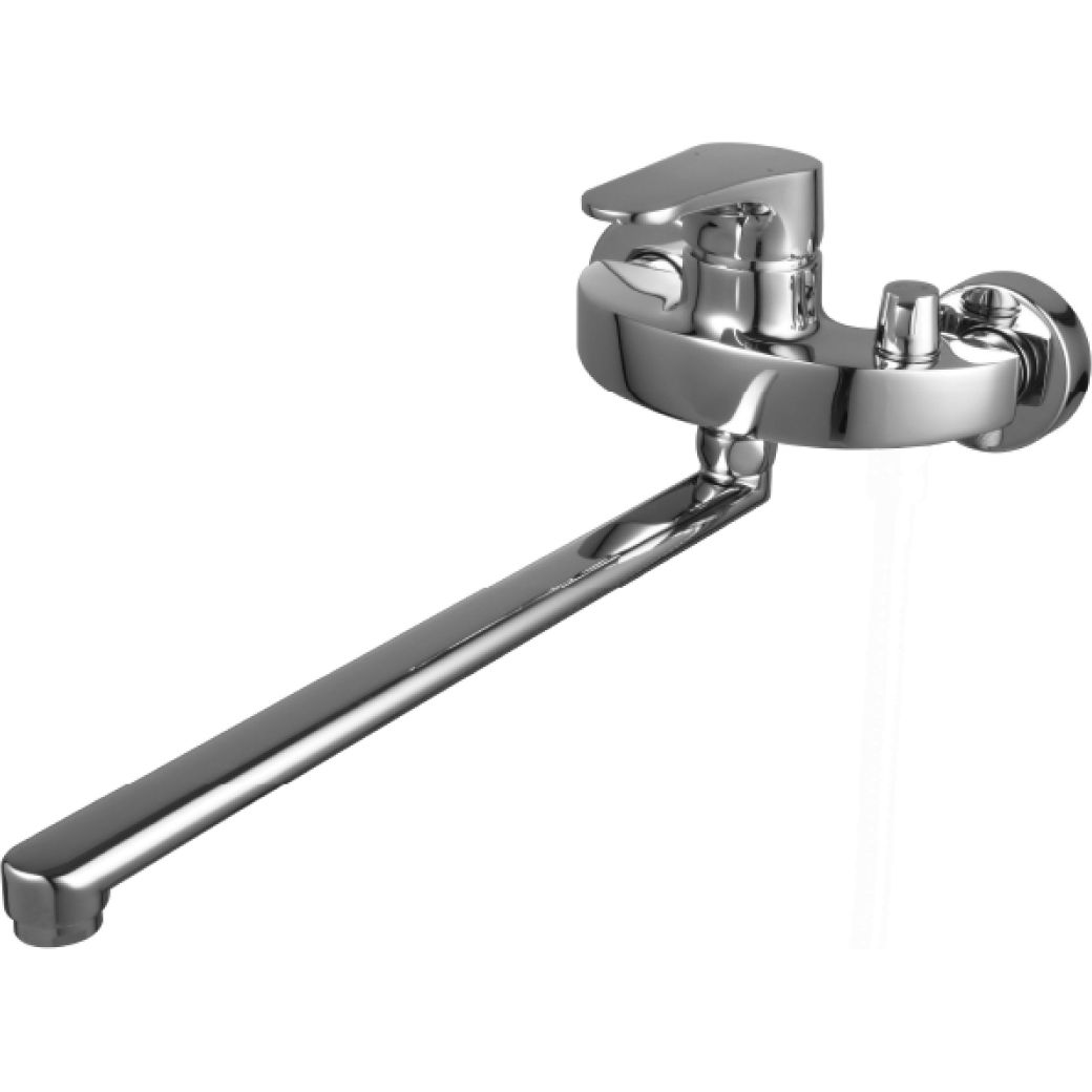 Смеситель универсальный с плоским изливом 350 мм Lemark Shift, LM4317C