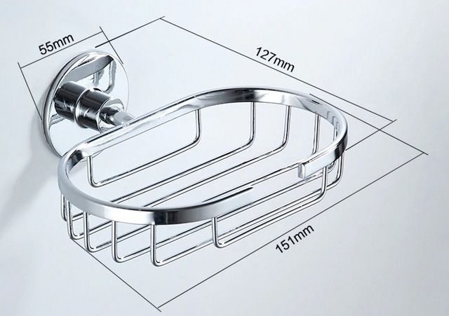 Мыльница настенная самоклеящаяся Ledeme L5702