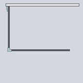 Перегородка Radaway Modo New Black IV