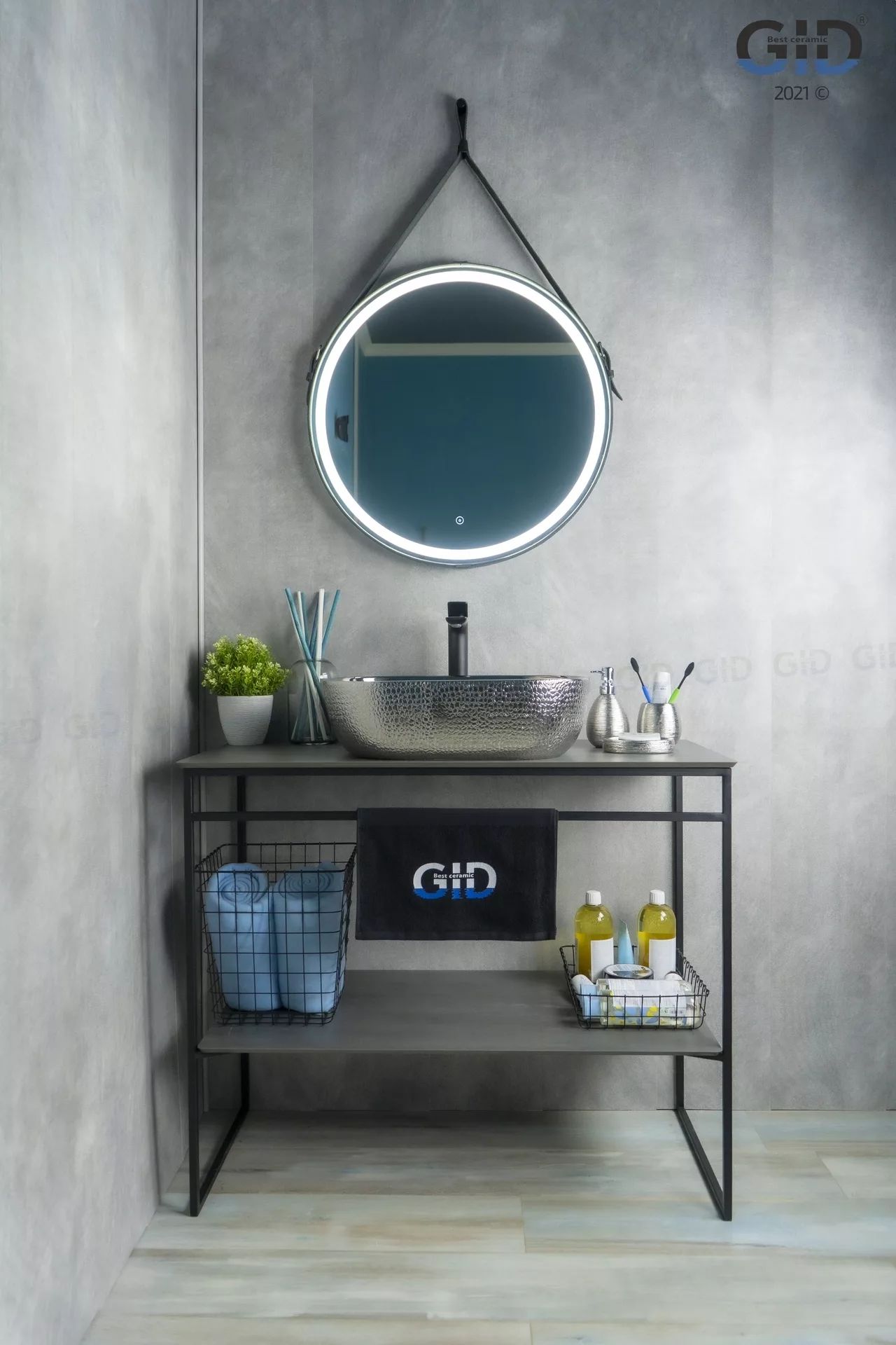 Умывальник Gid D1302H009 50x40, 53304