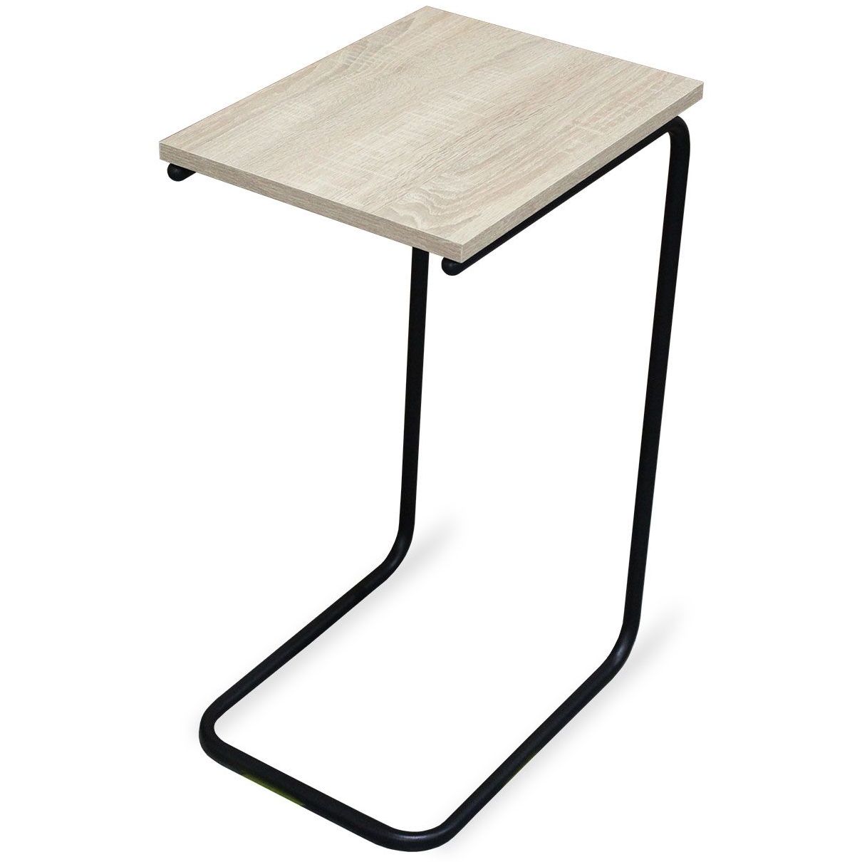 Столик журнальный Sheffilton SHT-CT9 дуб беленый/черный муар, 190212