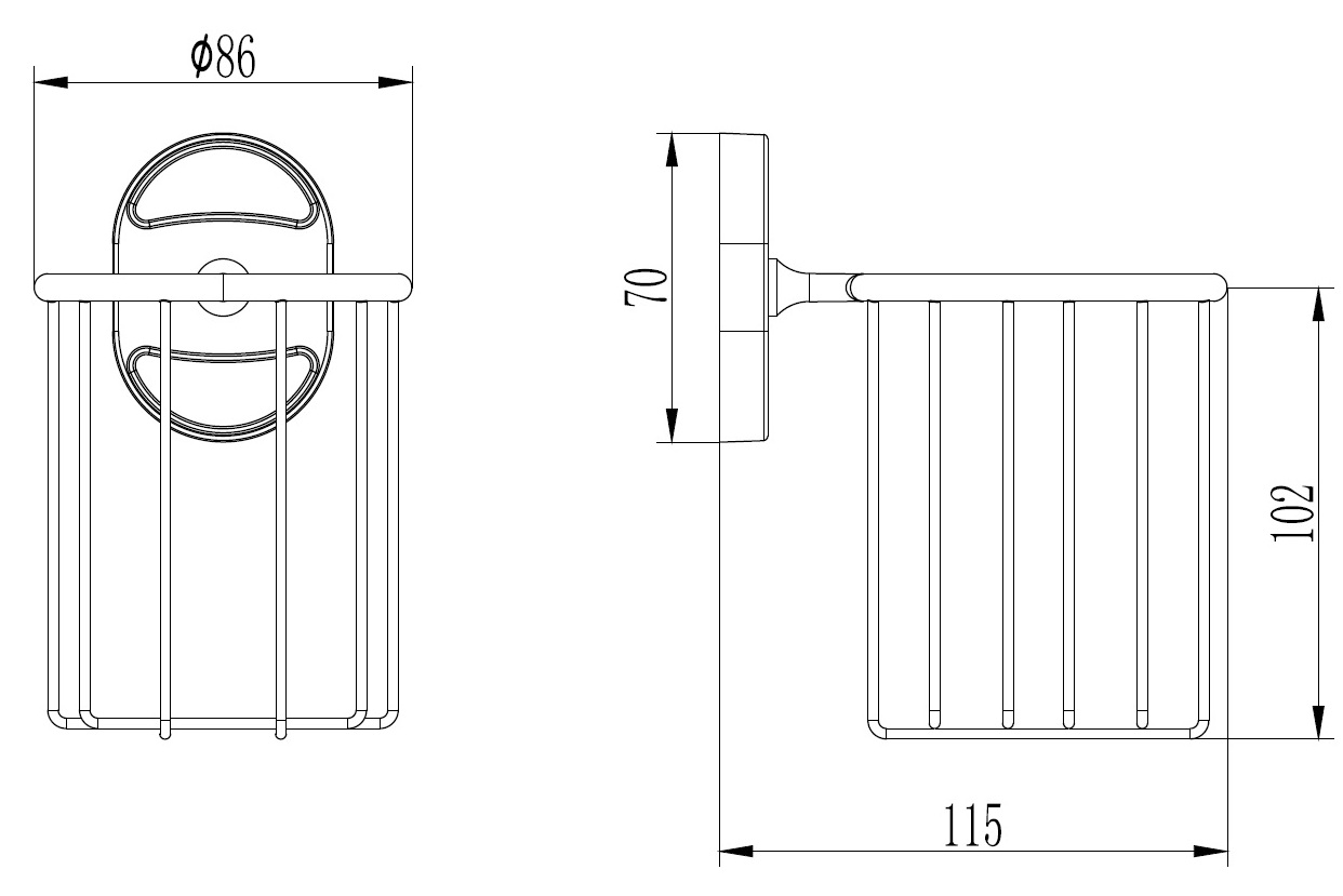 Держатель освежителя воздуха Ledeme L1928-1