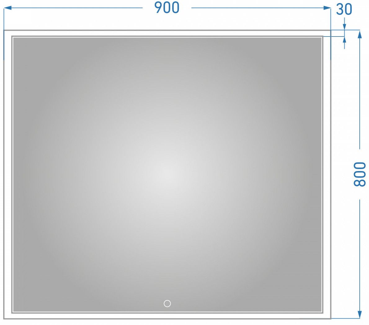 Зеркало Alavann Emma 90