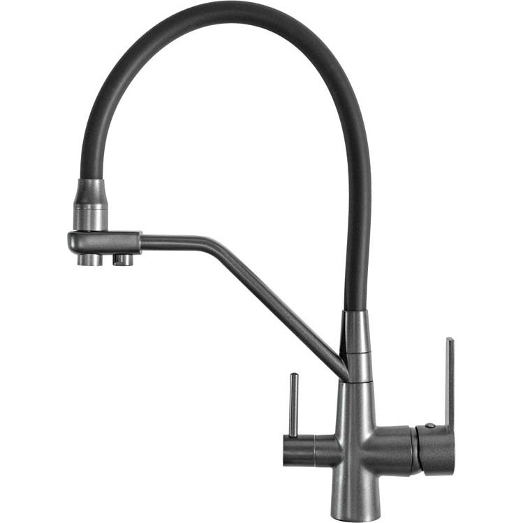 Смеситель для мойки Vivi Felice 1415 Nero-Grigio