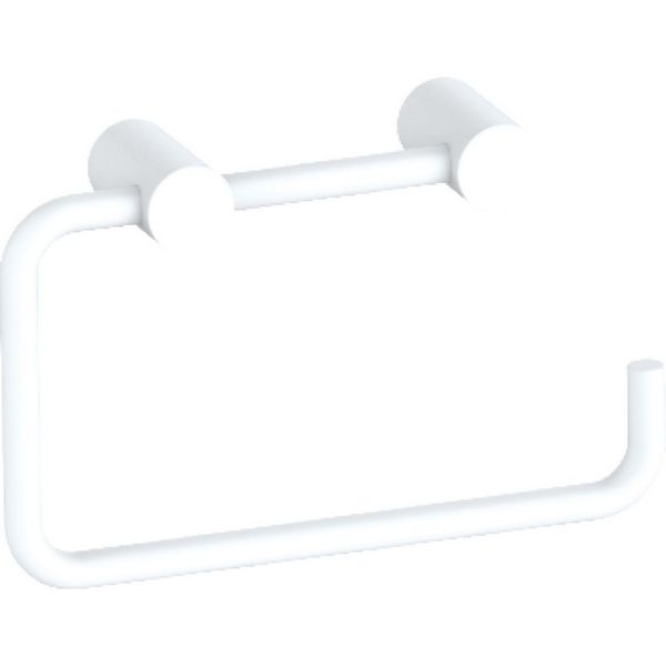 Держатель для туалетной бумаги без крышки, сплав металлов белый матовый, Iddis Petite, PETWT00i43