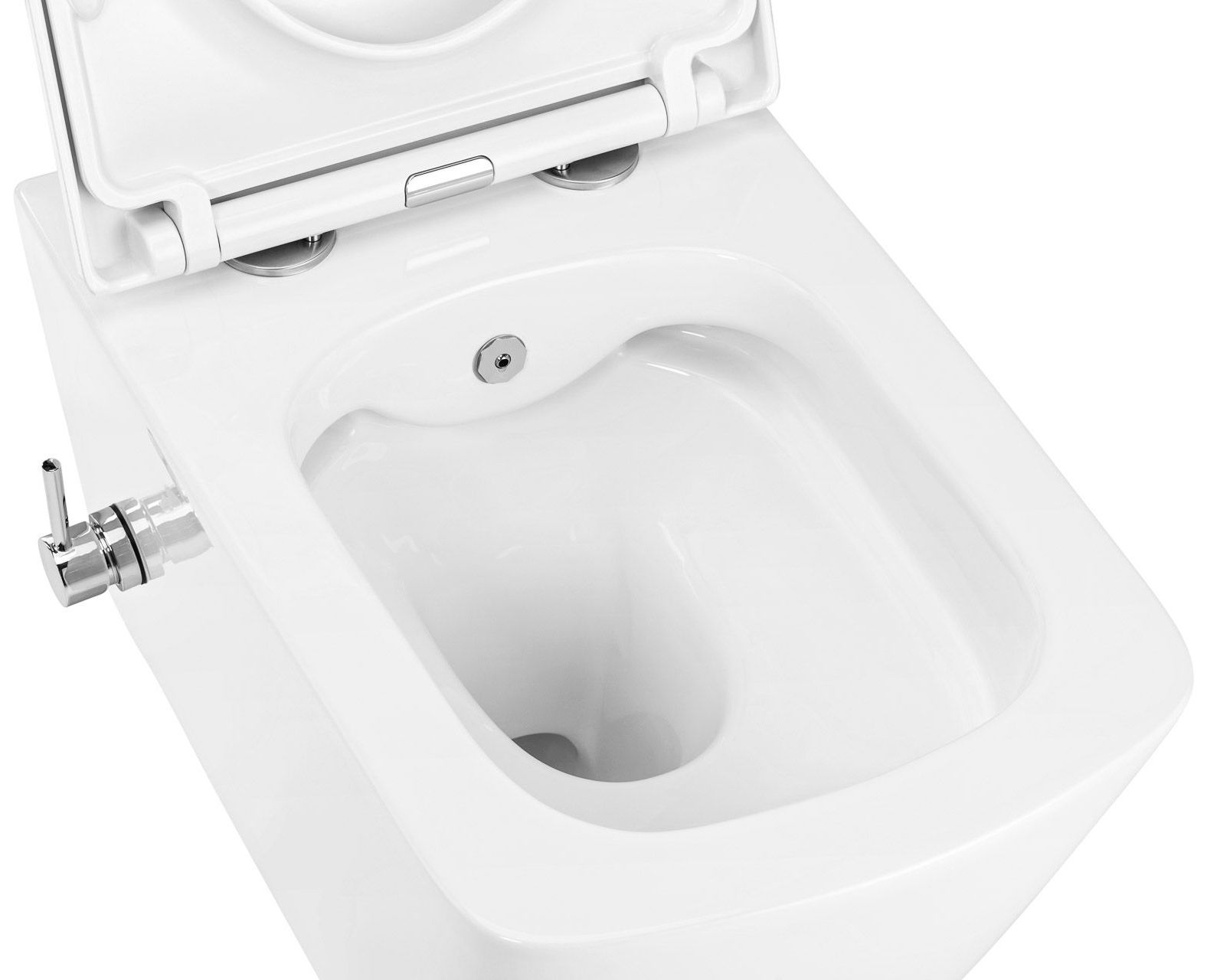 Унитаз подвесной с функцией биде Uptrend Orion Rimless, TR2237