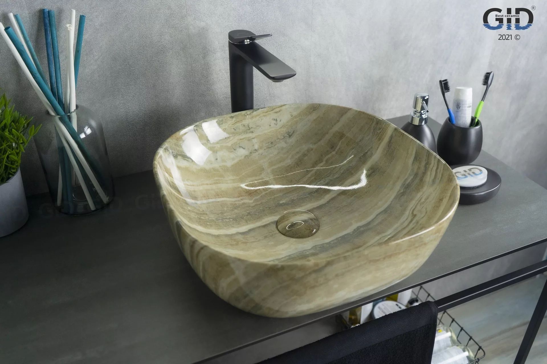 Умывальник Gid MNC543 42.5x42.5, 54447