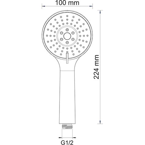 Лейка 3-функциональная WasserKRAFT, A002