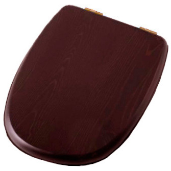 Сиденье деревянное Cezares King Palace бронза, CZR-T-163-W-S-BR