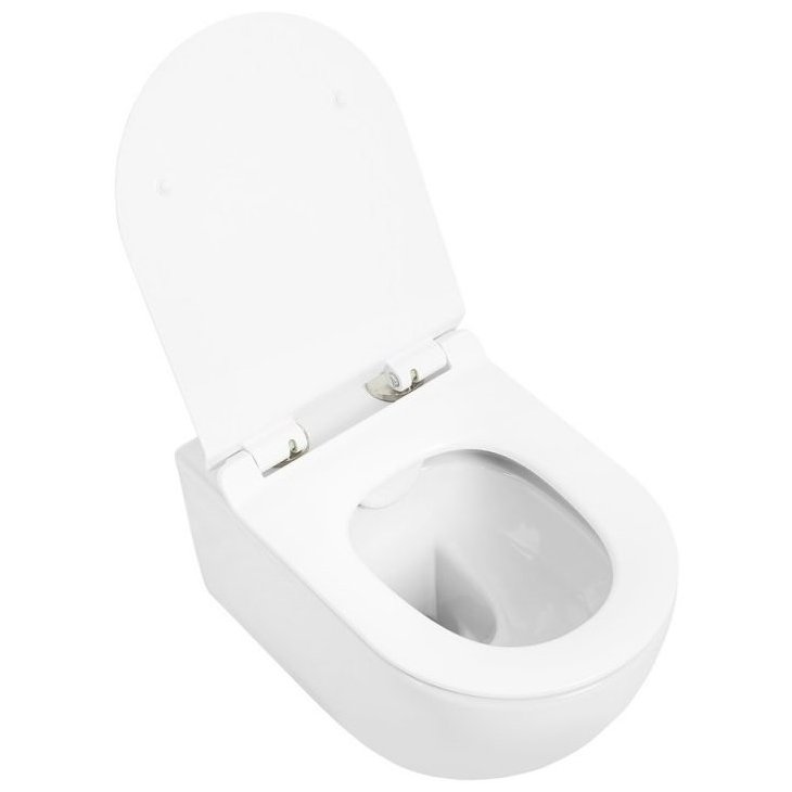 Унитаз подвесной безободковый Cezares Molveno, CZR-2468-TH-R