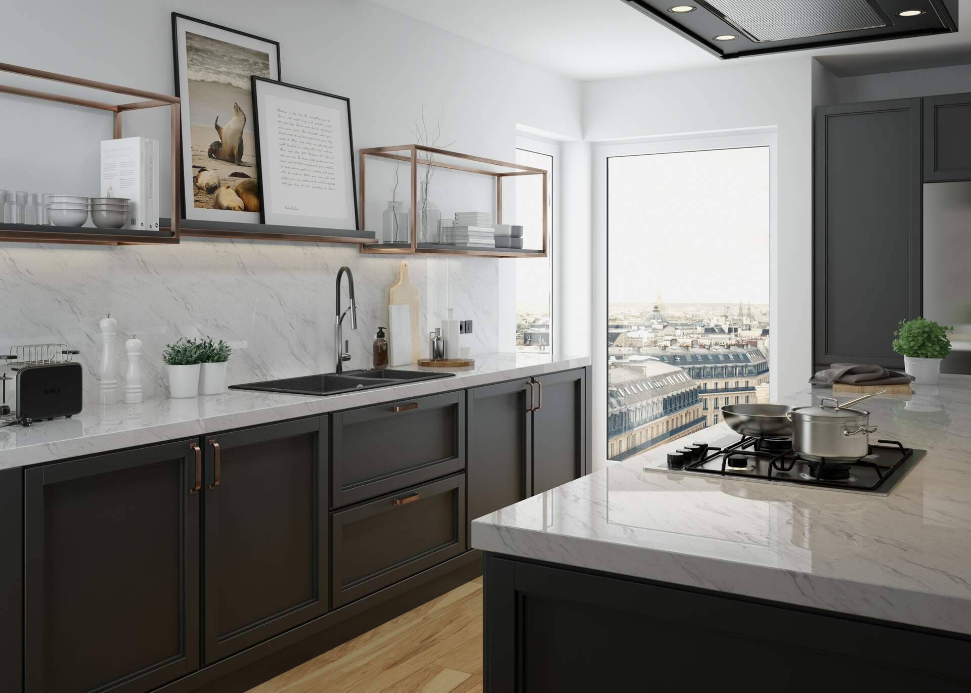 Смеситель для мойки с выдвижным изливом Deante Gerbera, BGB_B720