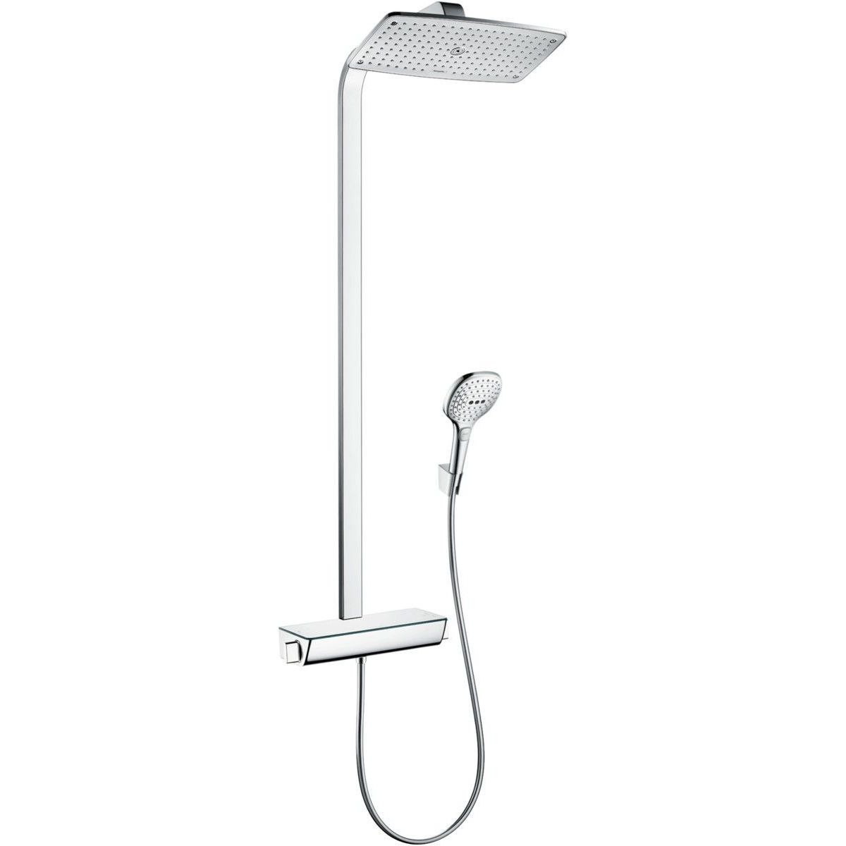 Душевая стойка с термостатом Hansgrohe Raindance Select E Showerpipe 360, 27112000