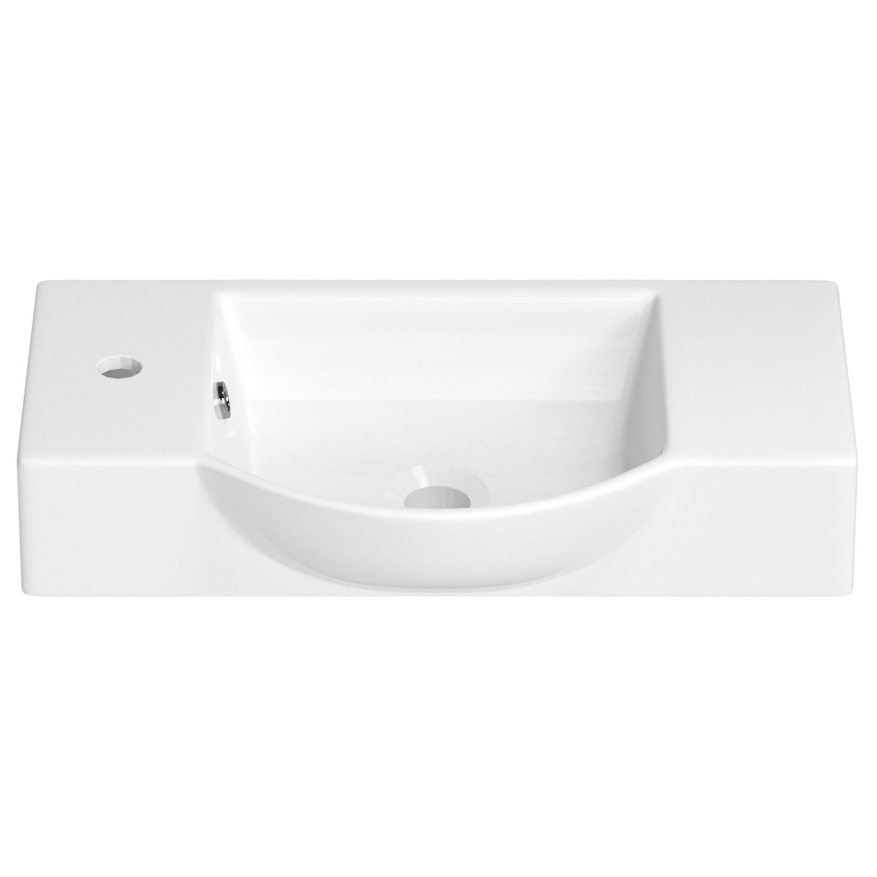 Настенная или накладная раковина Wellsee WC Area 55x32, 151809000