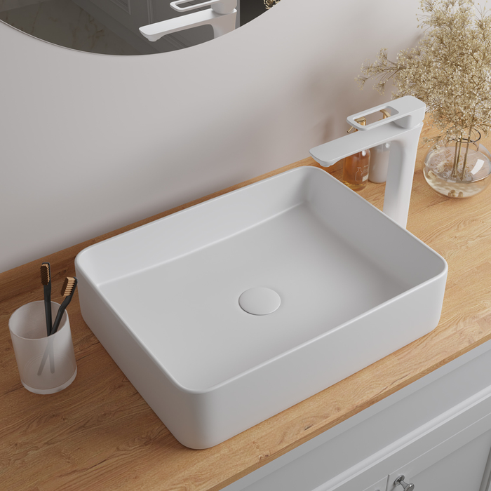 Умывальник накладной, белый глянцевый, Iddis Slide 47x36, SLIWS02i27