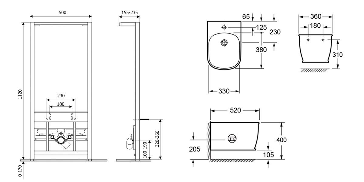 Комплект 2 в 1 Lavinia Boho Relfix Bell Pro, 77070253