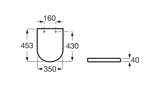 Сиденье для унитаза Roca The Gap Round Soft-Close, A801D22001