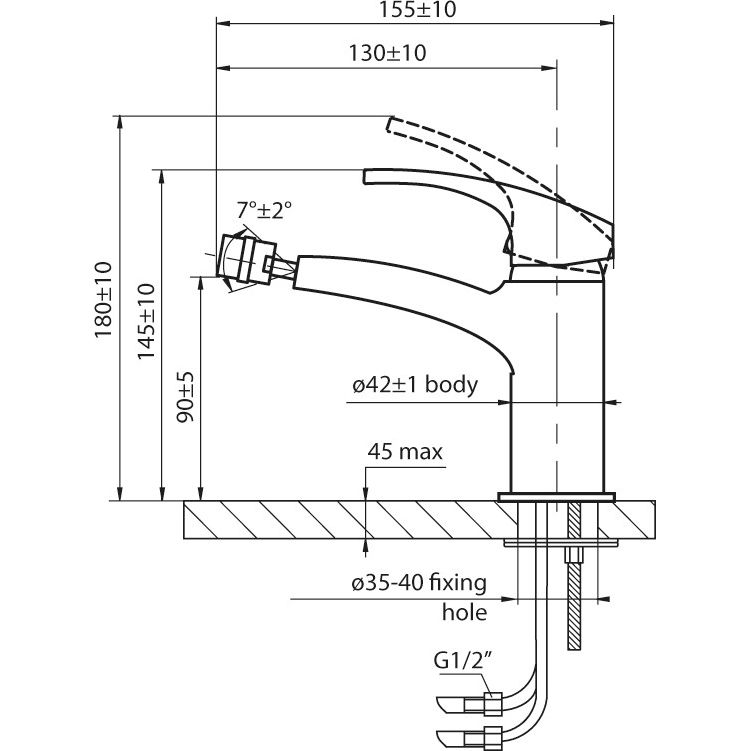 Смеситель для биде Ahti Savo, SV501001