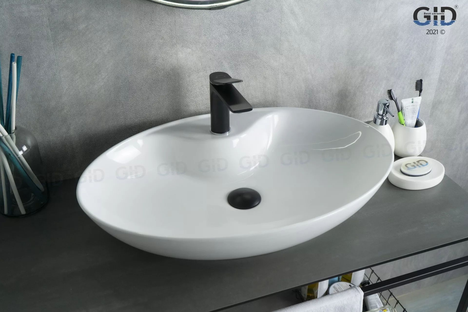 Умывальник Gid N9438 65x43, 51151