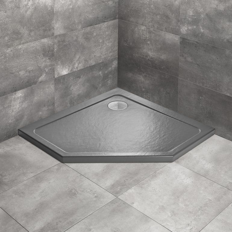 Душевой поддон Radaway Doros PT Stone Anthracite 90x90