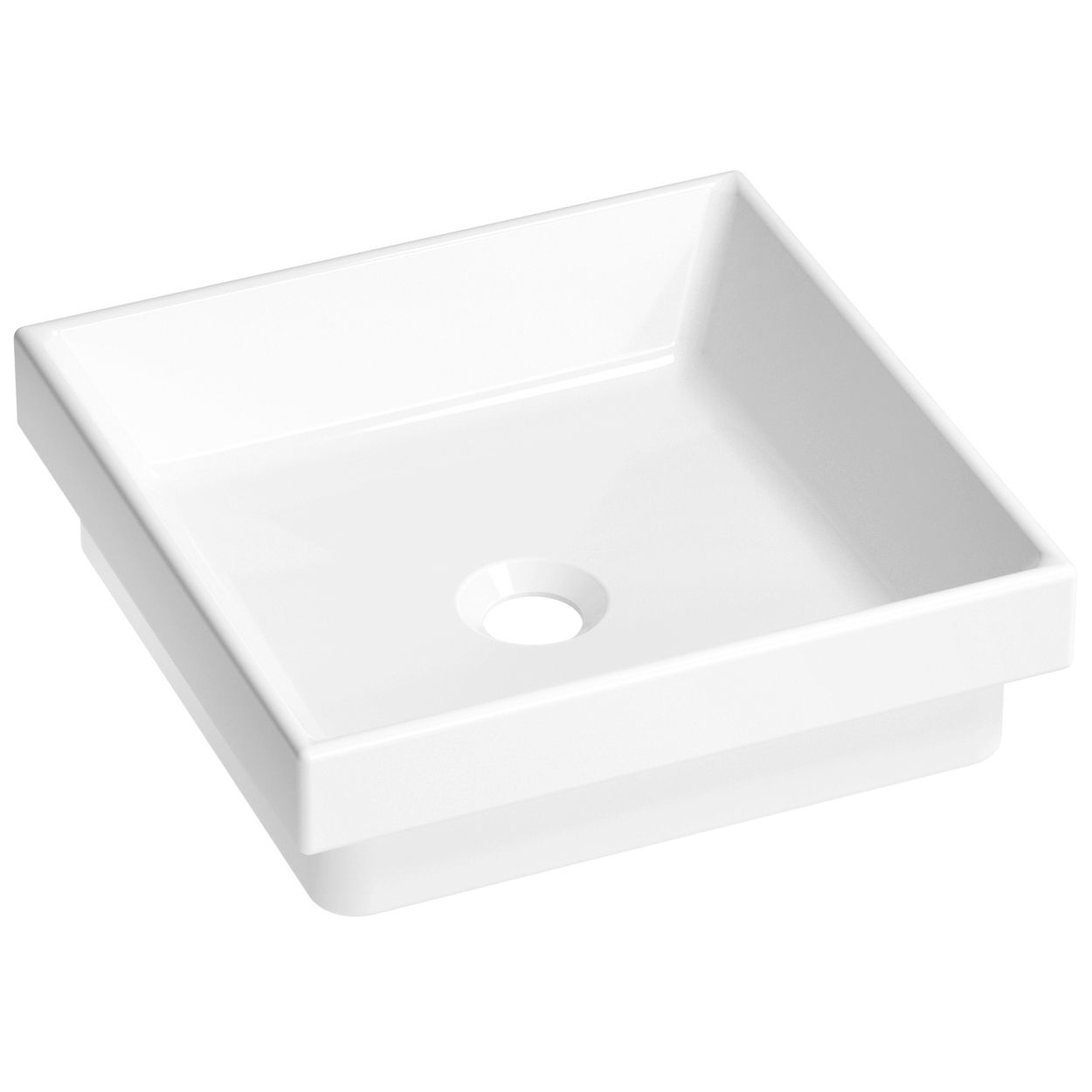 Накладная раковина Wellsee Doux 40x40, 150501000