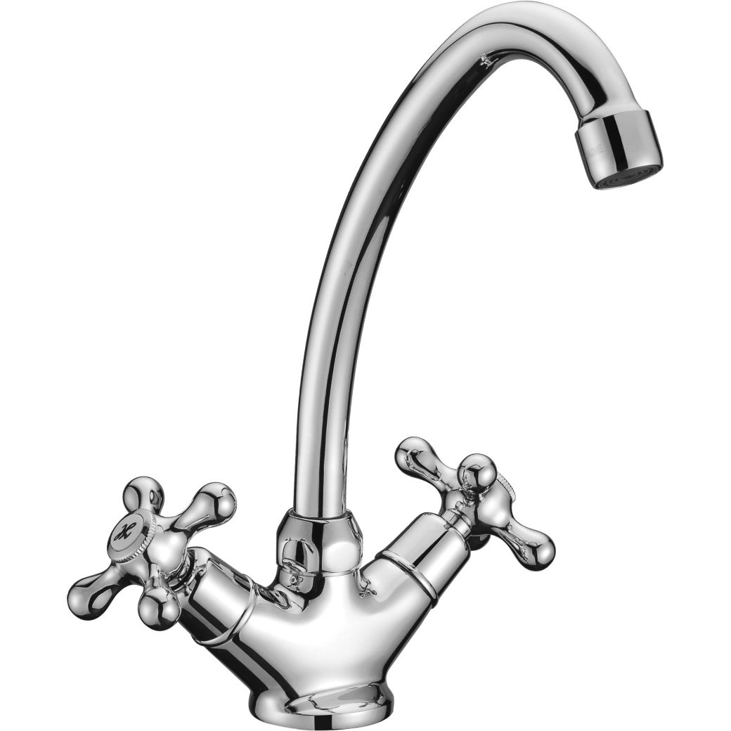 Смеситель для кухни с поворотным изливом 250 мм Lemark Standard, LM2104C