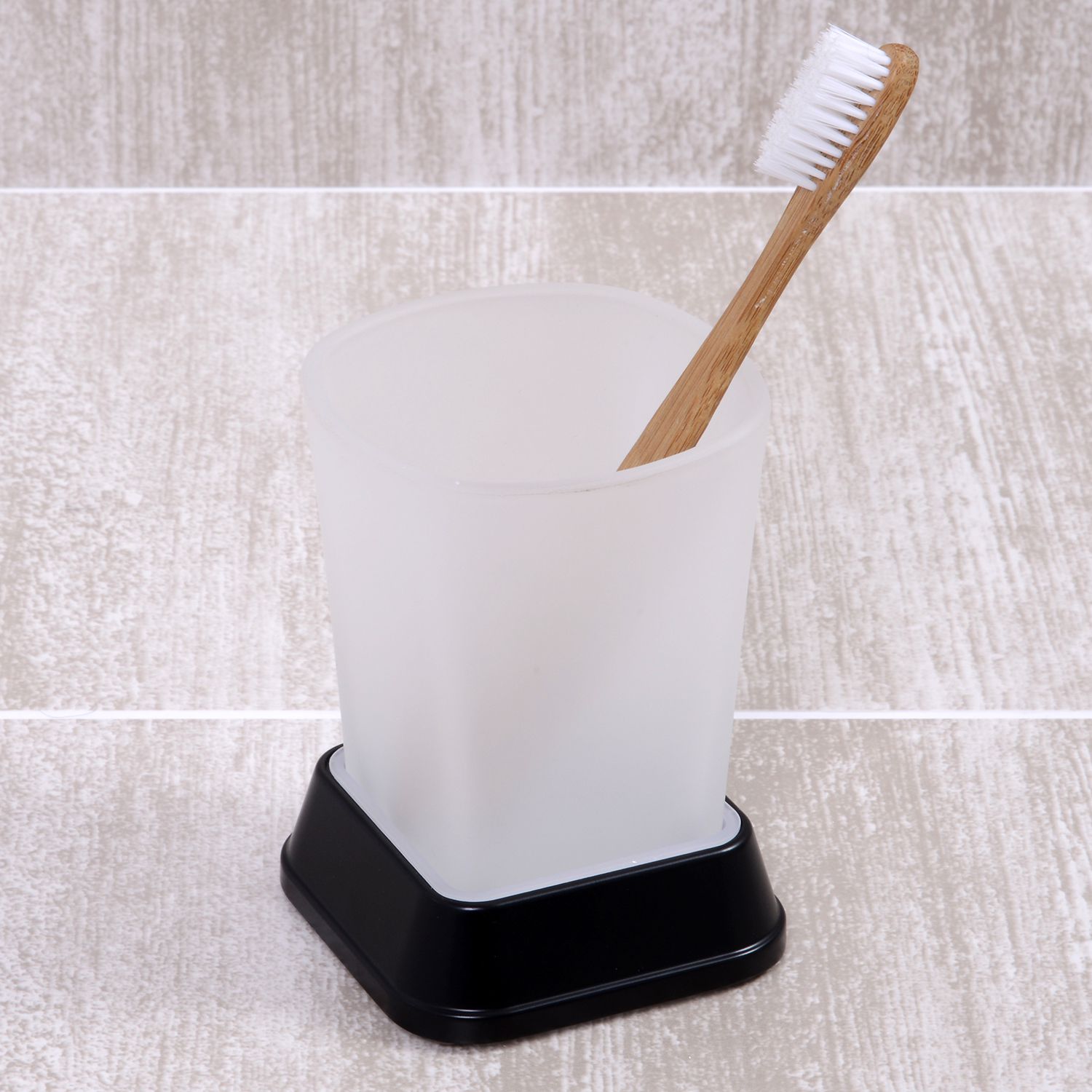 Стакан для зубных щеток WasserKRAFT Amper, K-5428BLACK