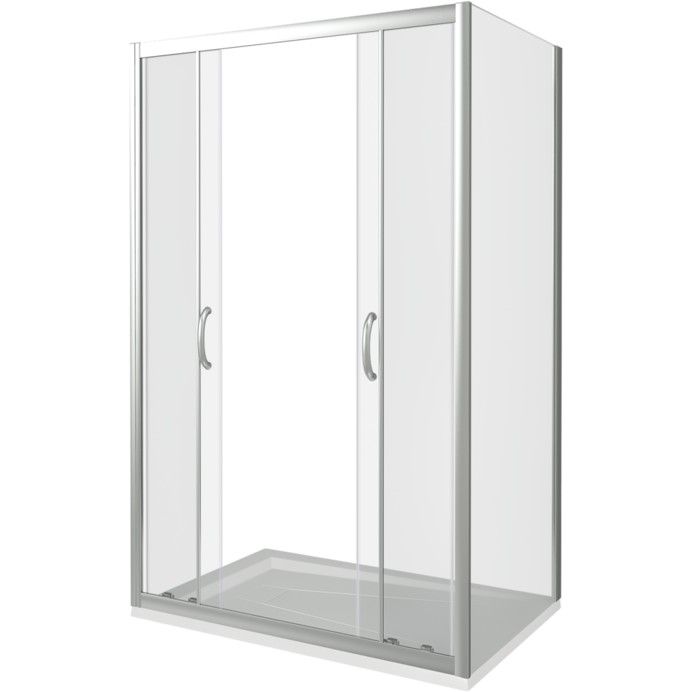 Душевой уголок Good Door Infinity WTW-TD+SP-150x100-C-CH
