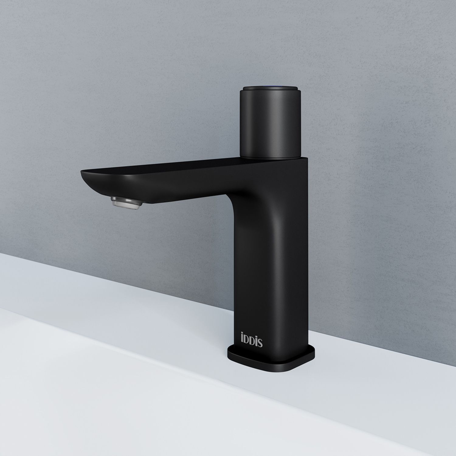 Смеситель для умывальника с управлением Push Control, Iddis Slide, SLIBLBTi01