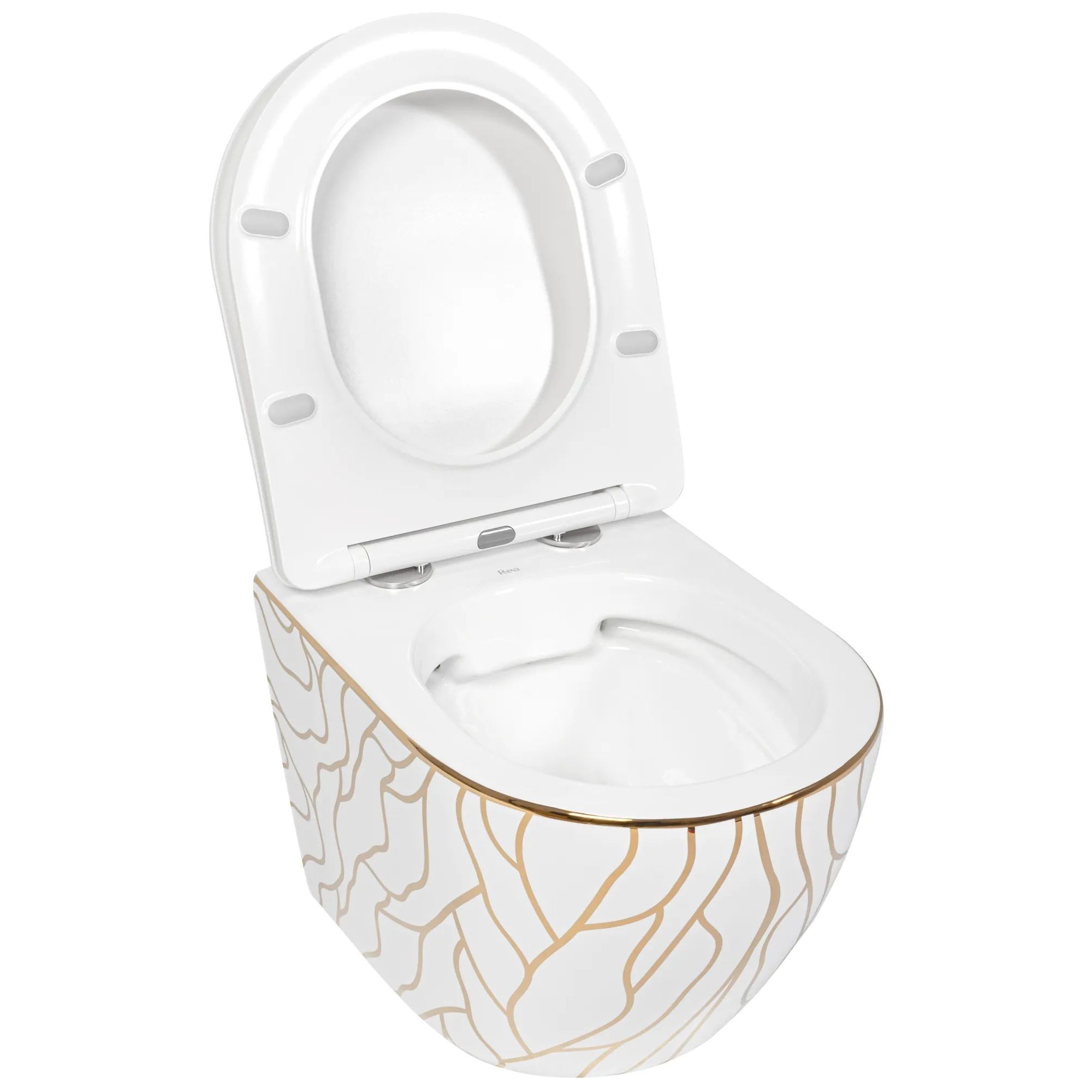 Унитаз подвесной Rea Carlos Duroplast Flat Wave, REA-C8767