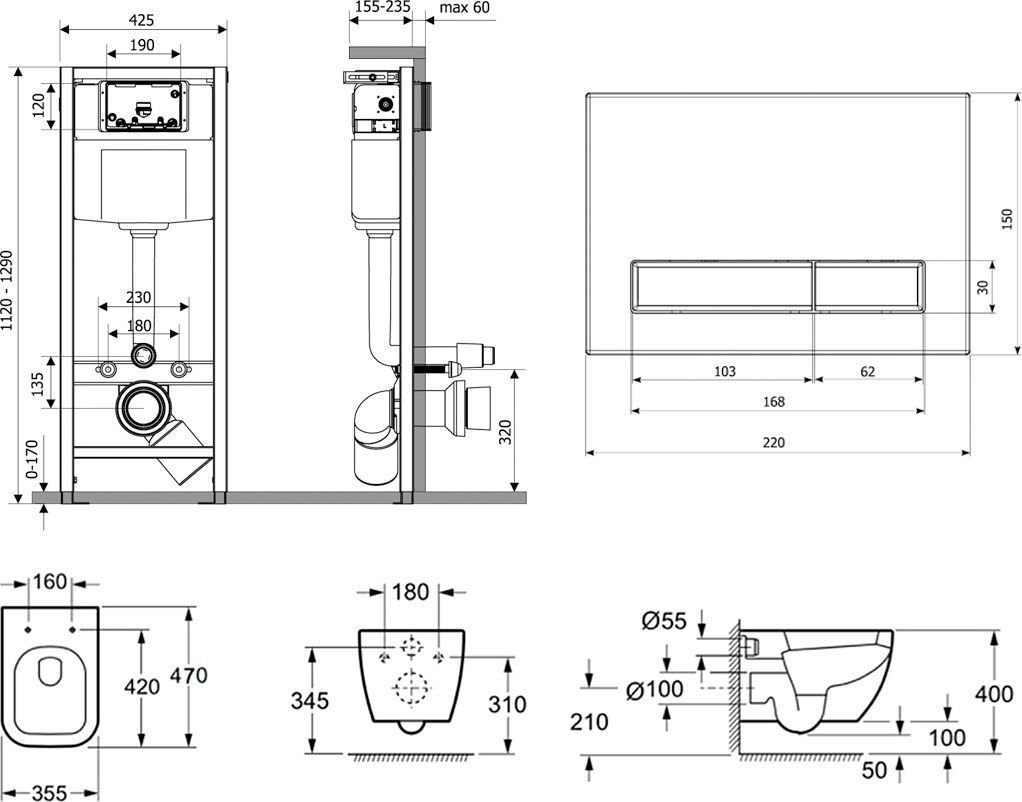 Комплект 6 в 1 Lavinia Boho Relfix One Compacto, 75110084