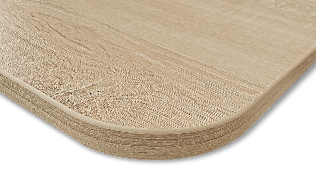 Столик журнальный Sheffilton SHT-S112/ЛДСП 60/60 хром лак/дуб сонома, 183615