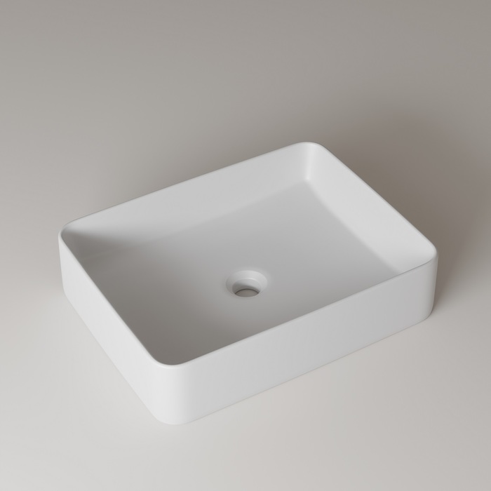 Умывальник накладной, белый глянцевый, Iddis Slide 47x36, SLIWS02i27