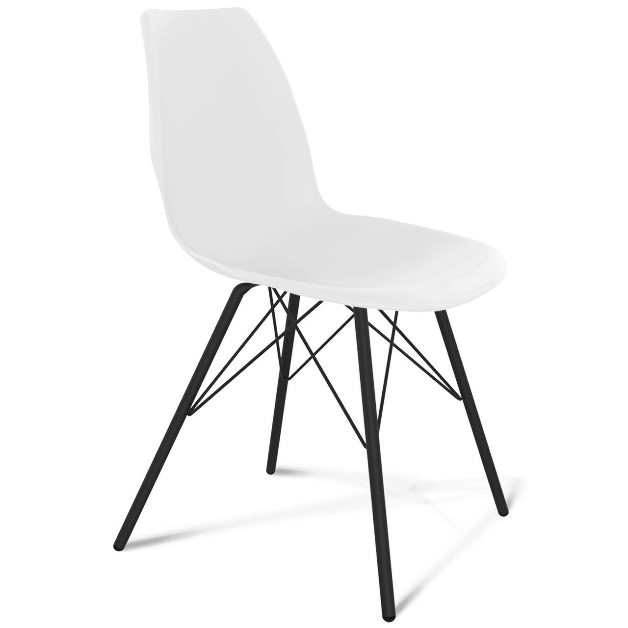 Стул кухонный Sheffilton SHT-ST29/S37 белый/черный муар, 149146