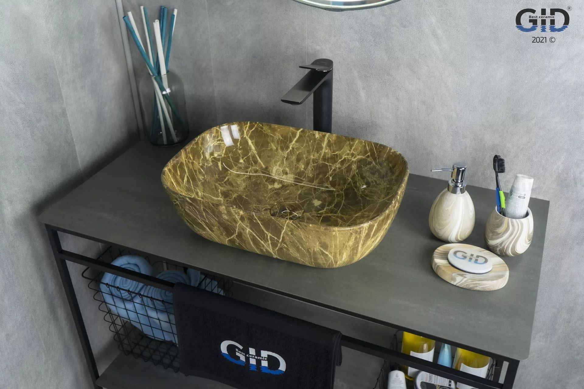 Умывальник Gid MNC178 46x32.5, 54415